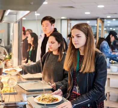 Abbey College Cambridge Student Dining Room