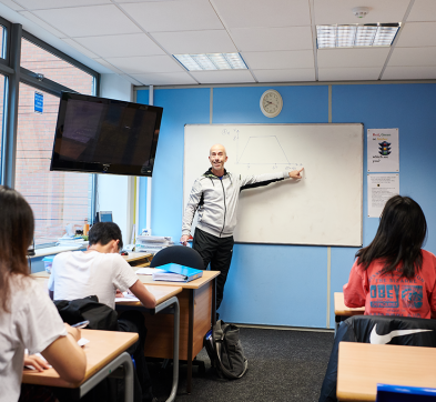 Abbey College Manchester Students And Teacher In Class