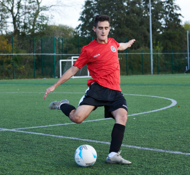 Polish Student Playing Football At Abbey College Manchester