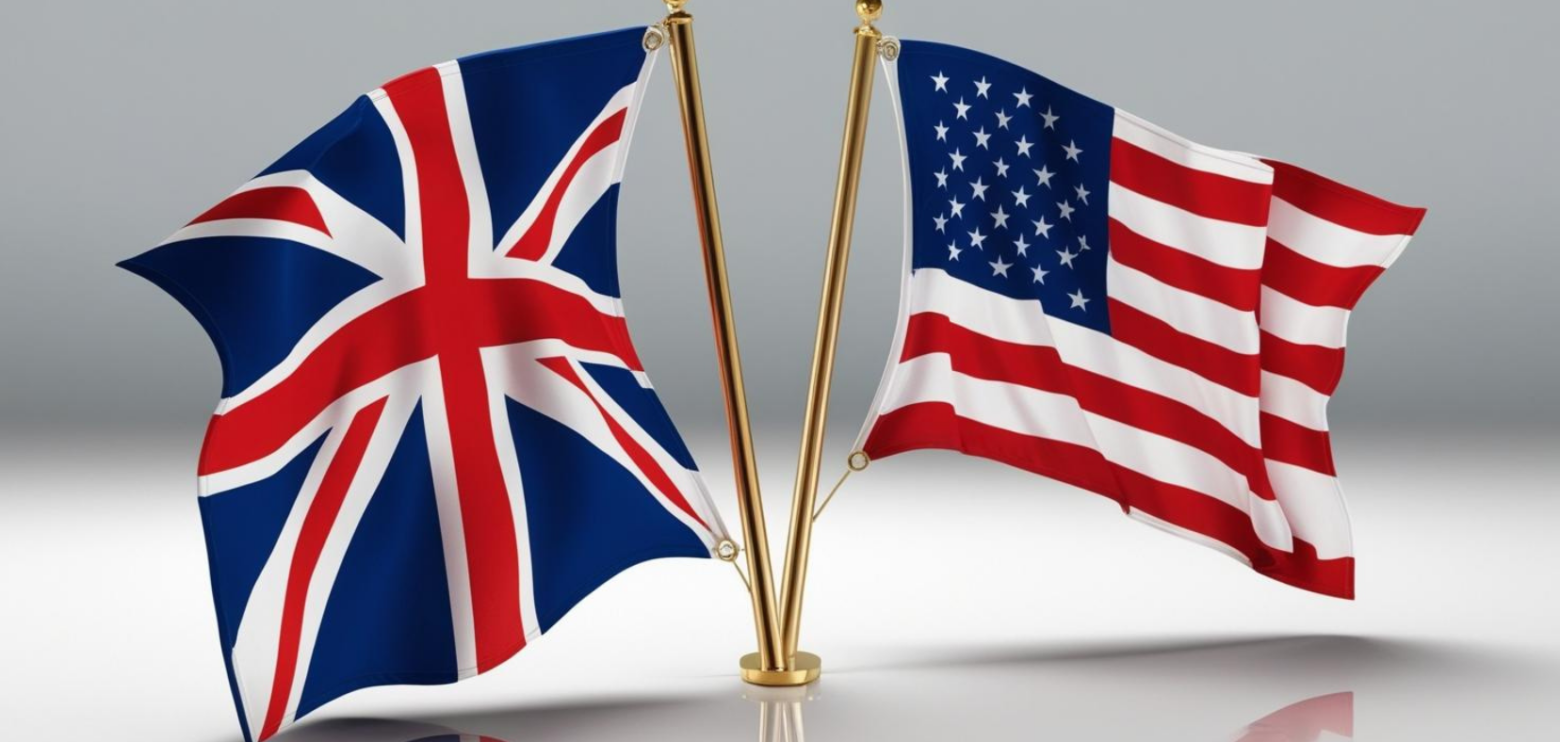 UK and US Flags